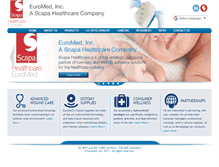 Tablet Screenshot of euromedinc.com